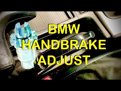 BMW Handbrake Adjustment DIY, E46 Parking Brake Adjust How To (Properly)