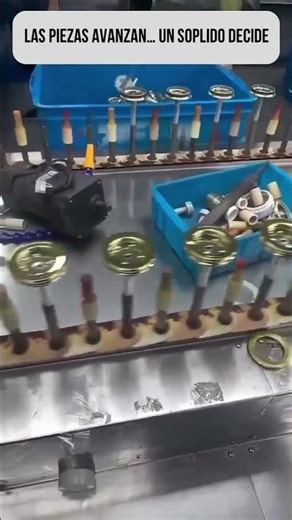 How Works a Simple Air-Based Sorting System in Manufacturing #shorts