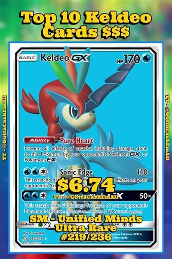 Top 10 Rarest Keldeo Pokémon Cards EVER Printed! #pokemon #pokemoncards #pokemontcg #top10 #tcg