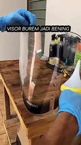 visor berbahan mika jadi bening kembali #tutorial #vehicle #otomotif | Blackrothom