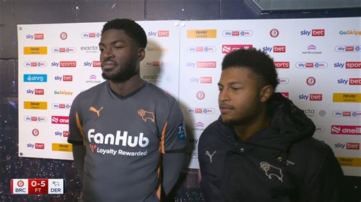 "All of the goals were excellent today!" 😅 Patrick Agyemang and Rhian Brewster react to their 5-0 win 🎙️ | Sky Sports Football