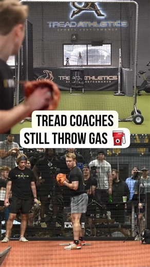 TREAD ATHLETICS on Instagram: "Tread's staff still throws jet fuel. 🔥⁠ ⁠ 13 of them threw 90+ mph in our annual company-wide velo off. 👀⁠ ⁠ Why do our coaches still train?⁠ ⁠ 1. Pitching is awesome.⁠ 2. It makes them better coaches.⁠ ⁠ Learning new pitches, trialing new cues, drills, and exercises allows you to better teach these things. ⁠ ⁠ It’s a pitching coach’s R&D time. 👨‍🔬"