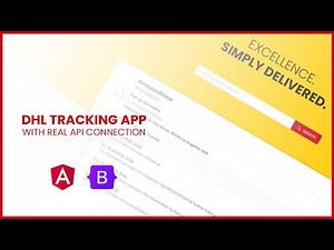 Simple DHL Tracking App with Angular & Bootstrap | [Part 2]