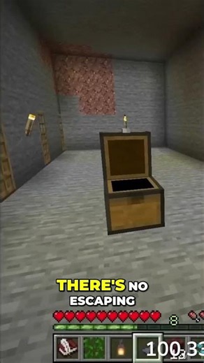 Minecraft Chest of Whispers: Don't Turn Left! #shorts
