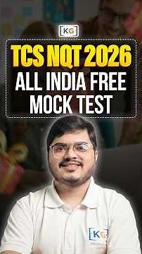 TCS NQT 2026 All India free mock test ￼#tcsnqt2026 #tcsnqt