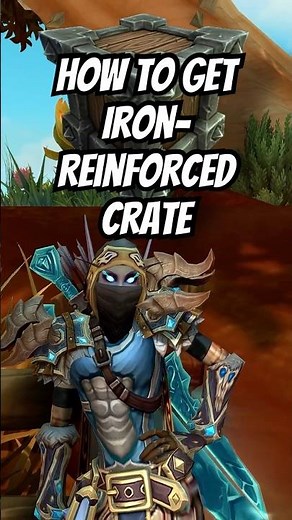 Quest: "Decor Treasure Hunt" How to get Iron-Reinforced Crate | WOW Housing - Shorts