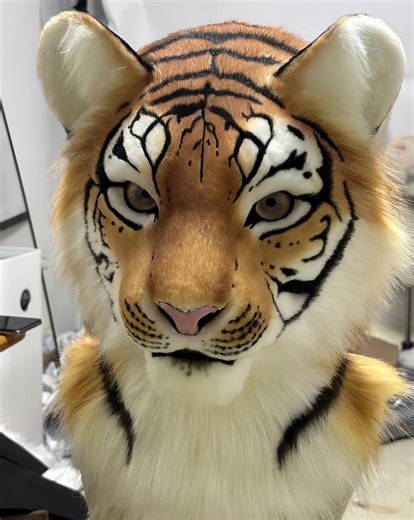 Realistic Tiger Head Mask - Handmade Ultra Lifelike Wearable Costume Prop High Detail Full Size Animal Cosplay Mask - Etsy