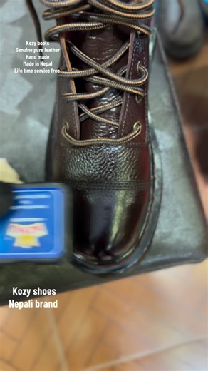 Purkuti Jani on Instagram: "kozy boots hand made made in Nepal 100% genuine pure leather 2 years warranty life time service free kozy comfortable stylish durable cash on delivery 🚚 all over Nepal with warranty card service centre kandaghari jutta Ghar order number WhatsApp 9841606236#durable #comfortable #kozy tiktok viralvideo 2yearswarranty kozyshoes allNepal delivery pureleather delivery pureleather foryou fyp stylish pureNepaliजुत्ता lifetimeservicefree"