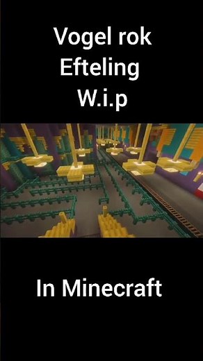 vogel rok efteling in Minecraft #minecraft #efteling #themepark