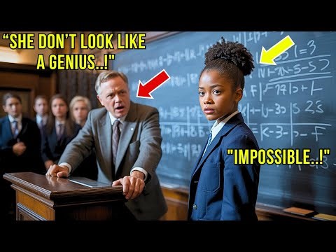 Elite Professor Saw a 12 Year Old Black Girl Solving Complex Math Equation and What He Saw Left Him