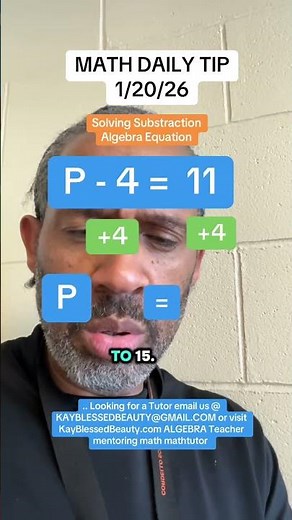 How to solve an algebra equation? math with Mr J #math #algebra #tutor