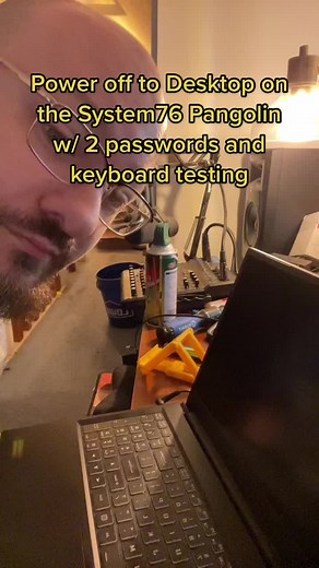 System76 Pangolin Laptop Keyboard Test and Speed Test