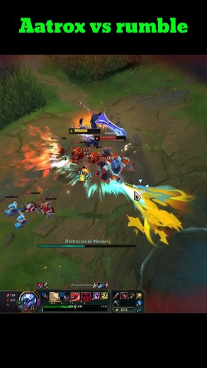aatrox vs rumble #fblifestyle | Amorenlol2.0