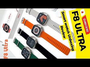 🇨🇳 Model: F8 ULTRA | SMART WATCH | 49MM | Bluetooth Call | WIRELESS CHARGING | UNBOXING REVIEW
