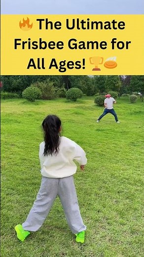 🥏 Fun & Fitness! Try This Frisbee Game with Family! 🤩🏃‍♂️
