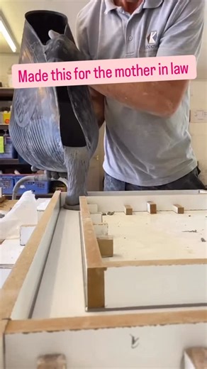 36K views · 559 reactions |  Only a small pour but makes all the difference.  Instead of using an melamine vanity surround we made this polished concrete surround for my mother in law and father in law and they loved it  I’d love to hear what do you think?  Drop a comment. Let’s chat! #bathroom #sink #renovation #design #interiors #interiordesign #home | Kobocrete Ltd | Facebook