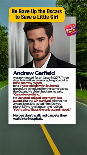 Andrew Garfield Skipped the Oscars to Save a Little Girl