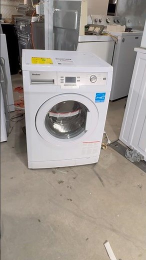 How to find model number on a Blomberg washer|Blomberg washer model number location