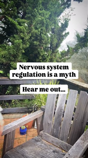 Sierra Wilde on Instagram: "Nervous system regulation is a myth. Hear me out. There is nothing wrong with disregulation. I find the concept of persistently regulating your nervous system to be rich in shame, smallness and privilege. We are designed to run from lions and outwit storms and snakes. Yes, our modern world is insane. And while we can argue that we weren’t necessarily designed for traffic, and emails and busy AF schedules, it’s just a different kind of lion, or storm or snake. Knowing