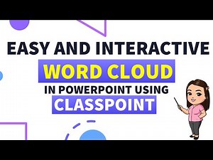 ClassPoint WORD CLOUD: EASY AND INTERACTIVE WORD COUD ACTIVITY IN POWERPOINT