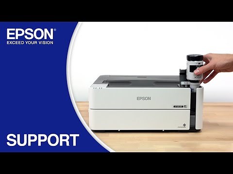 Epson EcoTank ET-M1170 | Filling the Ink Tanks