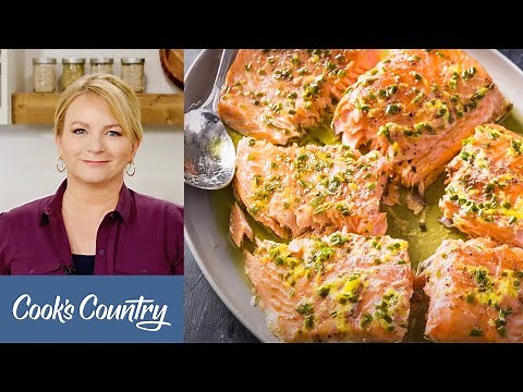 How To Make Slow-Roasted Salmon with Chives and Lemon