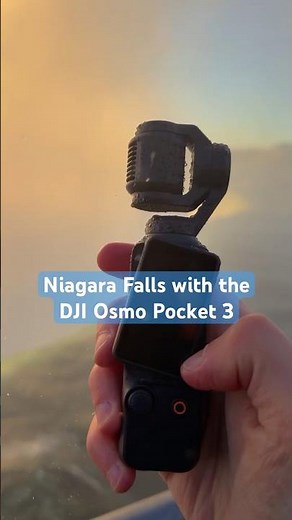 The power of Niagara Falls captured with the DJI Osmo Pocket 3! 🌊