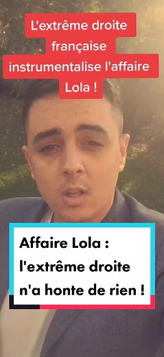 Affaire Lola : L'extrême droite et l'indécence révélée