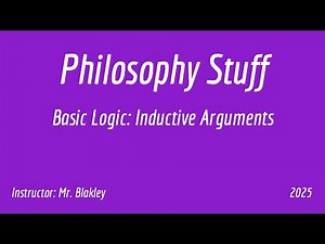 Basic Logic: Inductive Reasoning (2025)