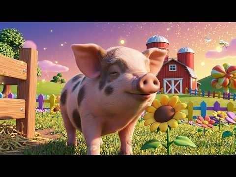 Happy Pig Snuffles Oink Oink Oink | Farm Animal Song & Nursery Rhymes