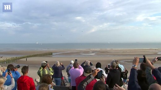 Franky Zapata successfully crossed English Channel on a hoverboard