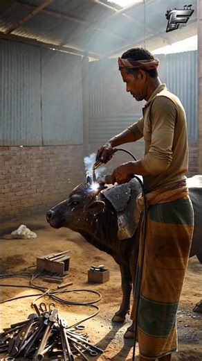 Farmer Builds a Machine Cow at Home – You Won’t Believe This!