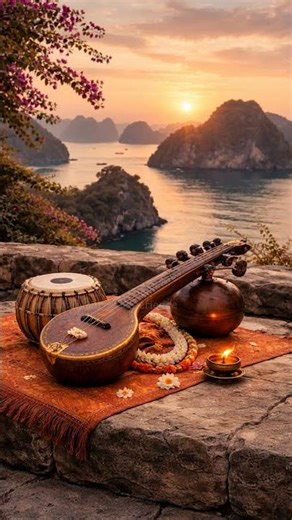 Wait… Listen to This Veena 🎶 | Rajhesh Vaidhya's Magic #relaxingmusic #calmmusic #instrumentalmusic