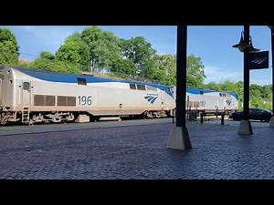 Amtrak 20, The Crescent, arriving in Lynchburg, VA