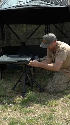 1.2K views · 15 reactions | The 360 deluxe wide chair from Barronett Blinds pairs perfectly with any ground blind! | Working Class Hunter | Facebook