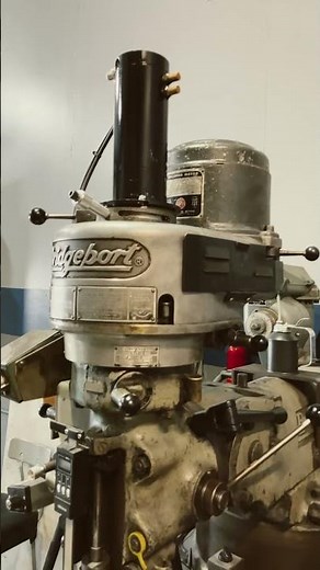 Power Drawbar - Bridgeport Milling Machine #millingmachine