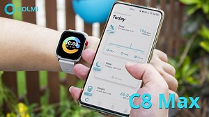 [Leading the future of interaction, all in C8 Max Smart Island] C8 Max smartwatch, equipped with cutting-edge Smart Island function, redefines the interactive experience of smart wearables. This is an innovative design that brings your notifications and reminders together in a smart space, making information at your fingertips. C8 Max smartwatch, with Smart Island, leads the future, making every moment of interaction full of surprises and convenience. [Smart power saving, C8 Max hand cover scree