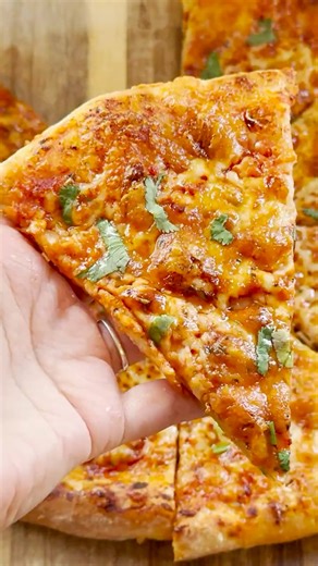 Homemade thin crust pizza from scratch