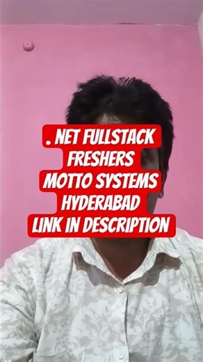 Angular + .NET Core Freshers Developer Job | Full Stack Engineer | Hyderabad