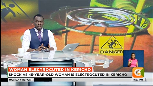 32K views · 656 reactions | Woman Electrocuted In Kericho: Shock as 45-year-old woman is electrocuted in Kericho Woman was electrocuted while preparing breakfast #CitizenMondayReport Trevor Ombija | Citizen TV Kenya | Facebook