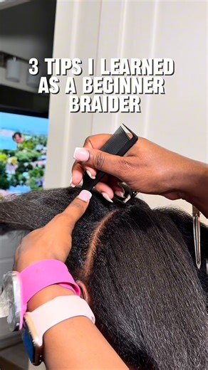 Brek The Braider on Instagram: "Braider Tips ✨⬇️ Here are 3 Tips I learned as a Beginner Braider: 1. Speed comes with Time: As a beginner Braider you are going to start off slow and that’s okay. Your not going to be the faster Braider and to get faster it takes repetition. You have to continuously keep doing it. Try to make it your duty that everyday you need to be braiding and with time your going to get faster 🤍 2. Pre-Parting: And I know you might have heard this already but, it’s true! One 
