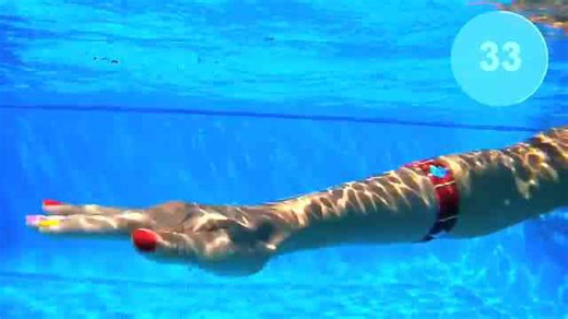 Slim arms and back pool workout