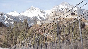 Hängebrücke im Isartal