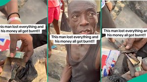 "Why didn't you save it in bank?" Trader’s money gets burnt during market fire