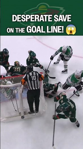 MASSIVELY clutch moment for the Wild 😮‍💨 #nhl #shorts