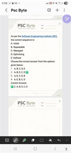 Software Engineering MCQ | Capability Maturity Model (CMM