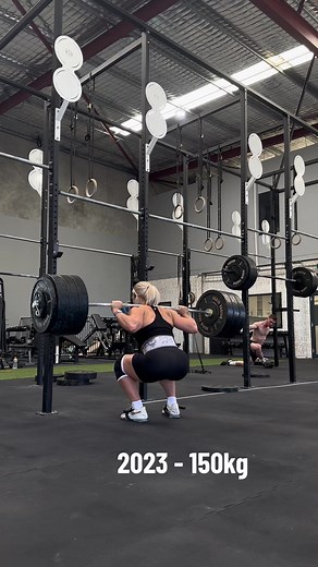 Crossfit Glow Up Transformation with Back Squats