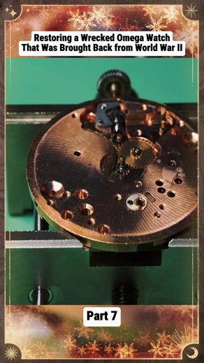 #watchrestoration #vintageomega #ww2history #horology #satisfying