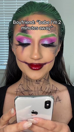 Funny Joker Makeup Halloween Tutorial