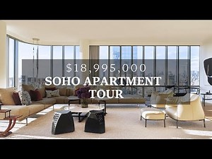 Inside SoHo’s Tallest Luxury Apartment with Hudson River + One World Trade Views!